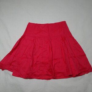 Gianni Bini Size 8 Pink A-Line Lined Side Zip Skirt